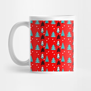 Christmas Trees Pattern Mug
